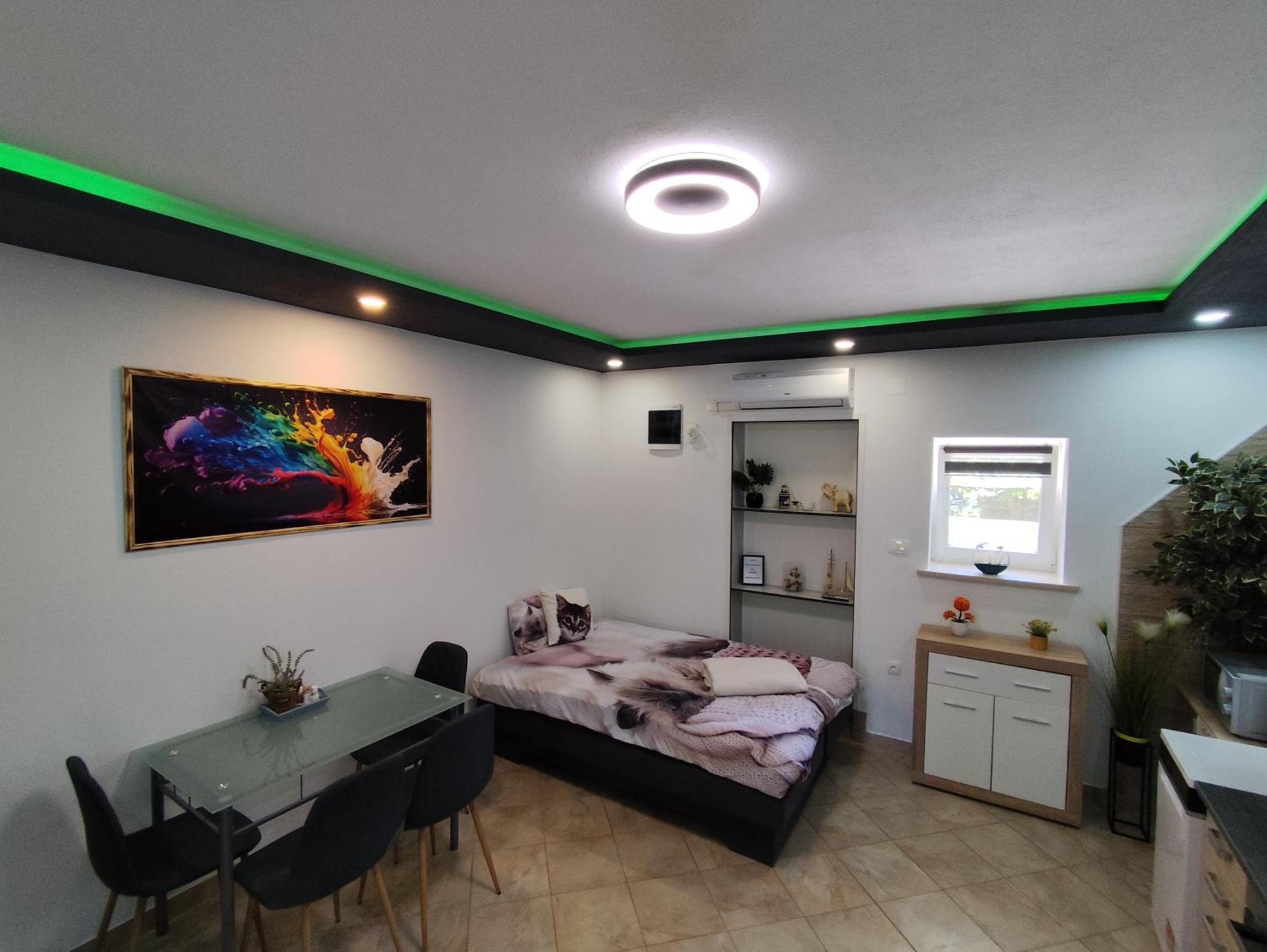 Apartman Goga With Pool And Jacuzzi لابين المظهر الخارجي الصورة